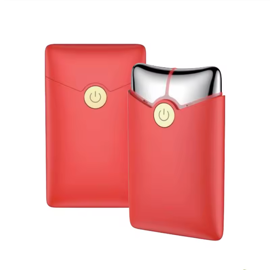 Gua Sha Facial & Neck Massager – Smart Lifting Beauty Device with Heat & Vibration Therapy